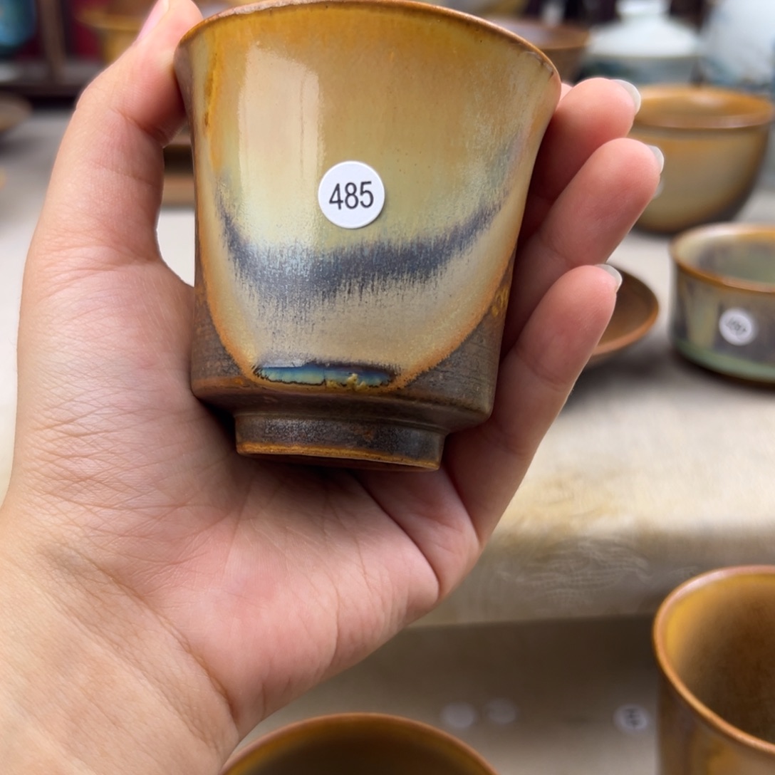 禪***品杯纯手工柴烧主人杯