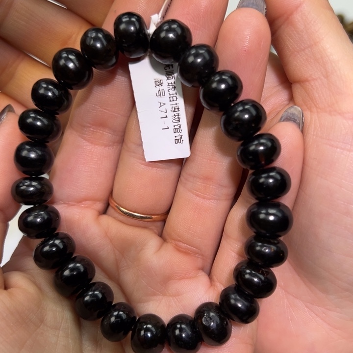 ꧁***꧂琥珀未镶嵌裸石抚顺琥珀翳珀10m