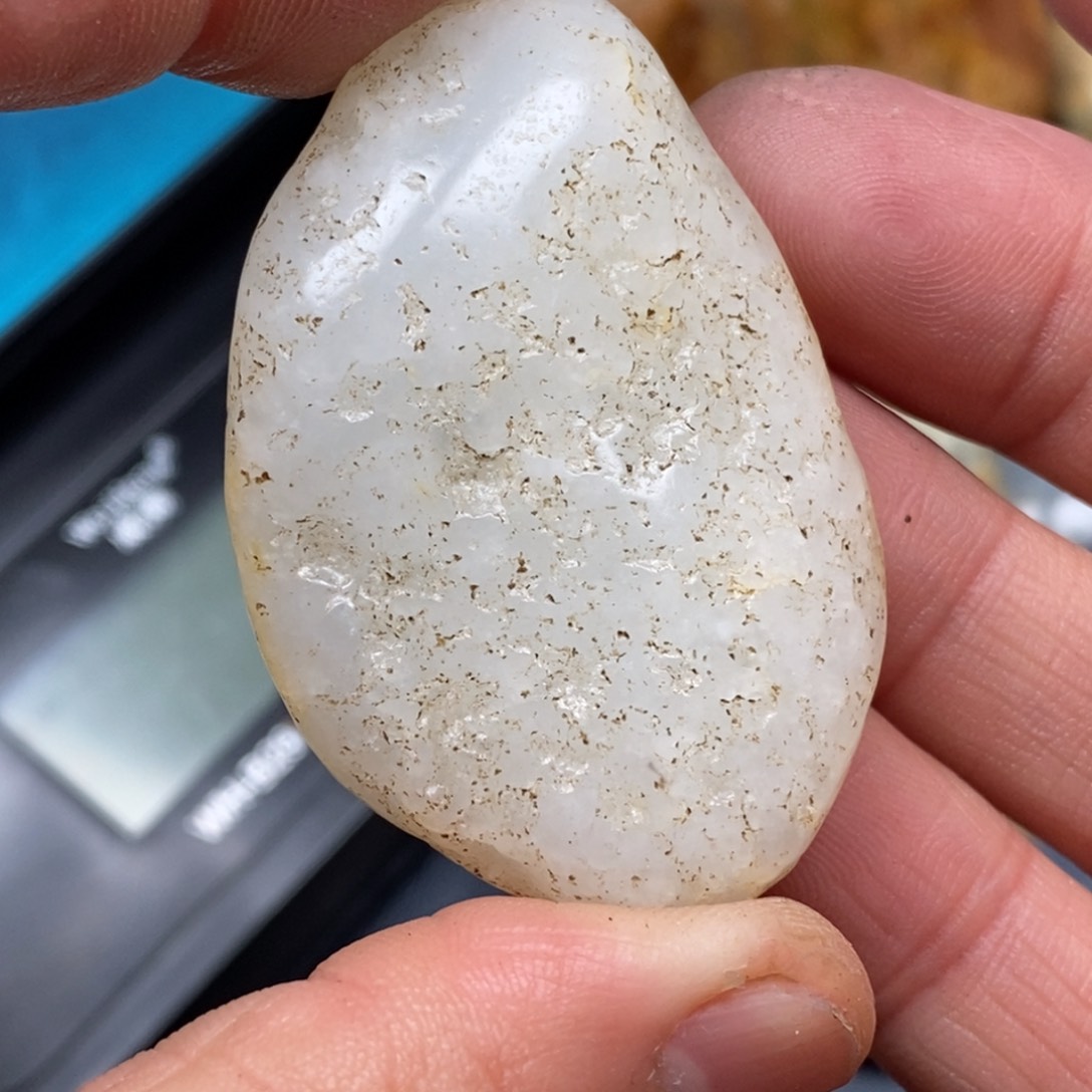 和田玉挂件铂Pt950镶嵌