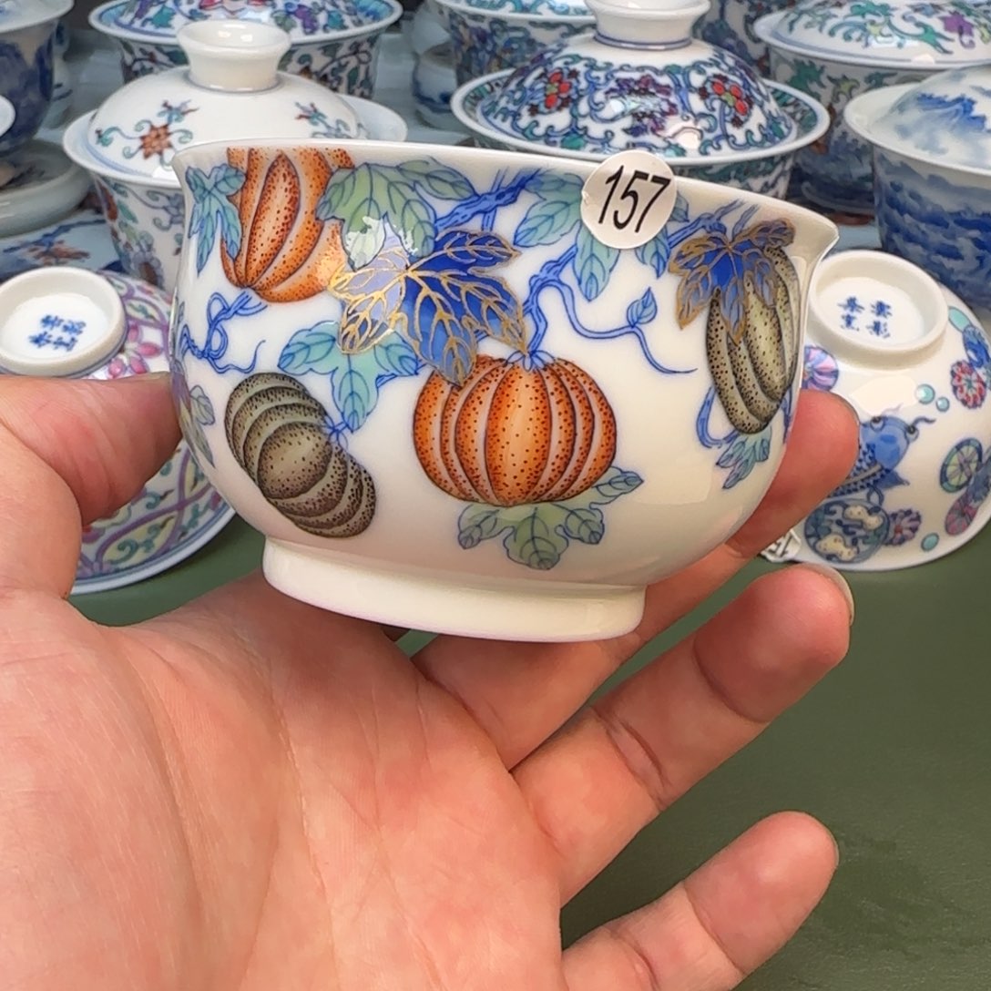 彦祖纯手工手绘茶具157