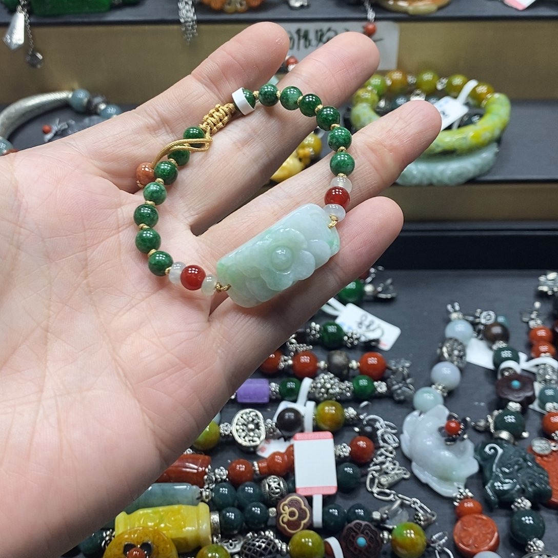 未镶嵌手链翡翠手链