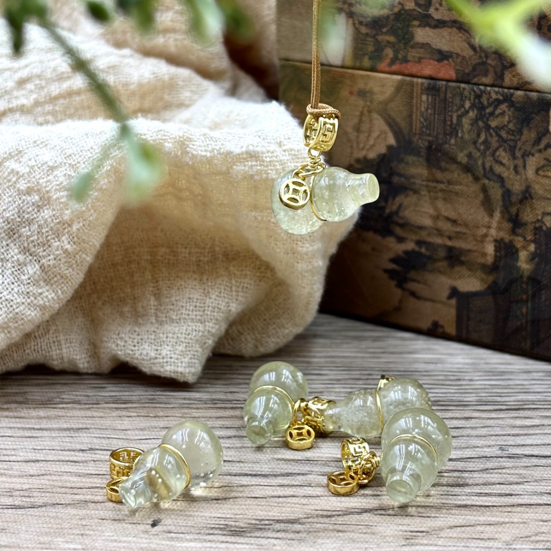 【晟伊】葫芦利比亚陨石吊坠（多样性发一）