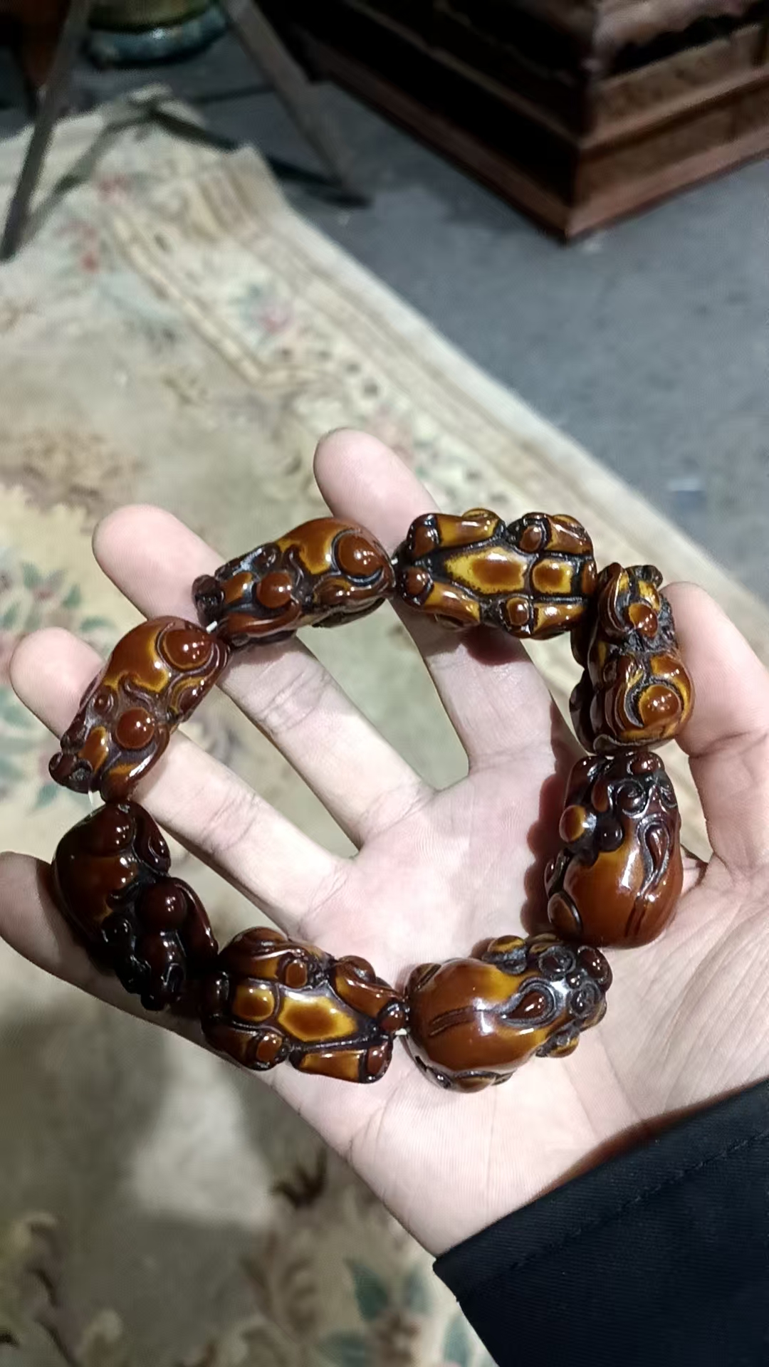 【闪购商品】蜜蜡貔貅手串林7788