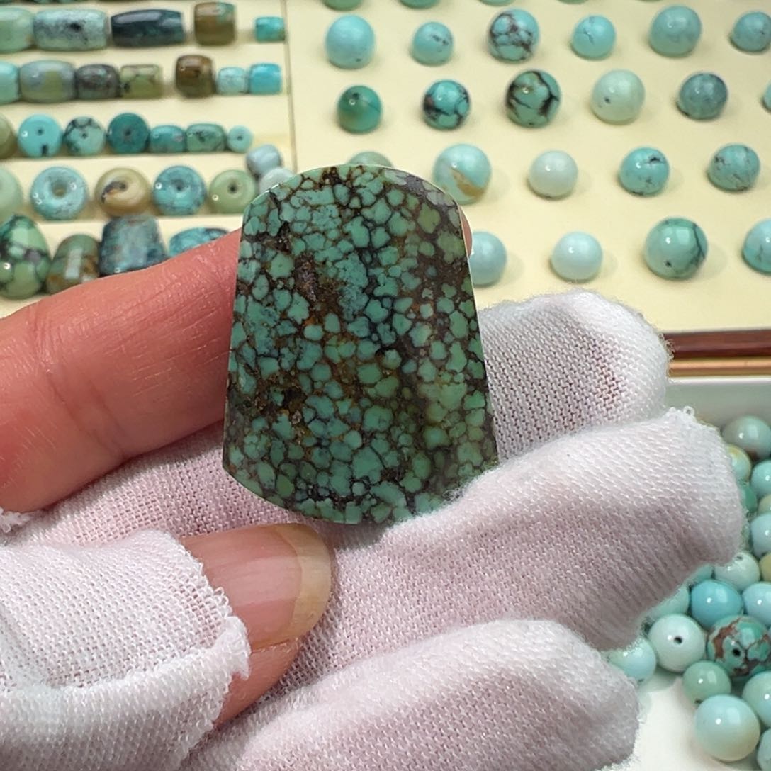 绿松石无事牌未镶嵌