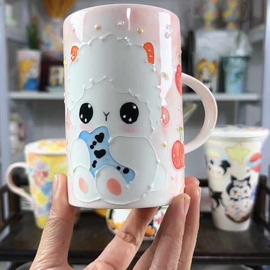 手绘高温釉下彩陶瓷