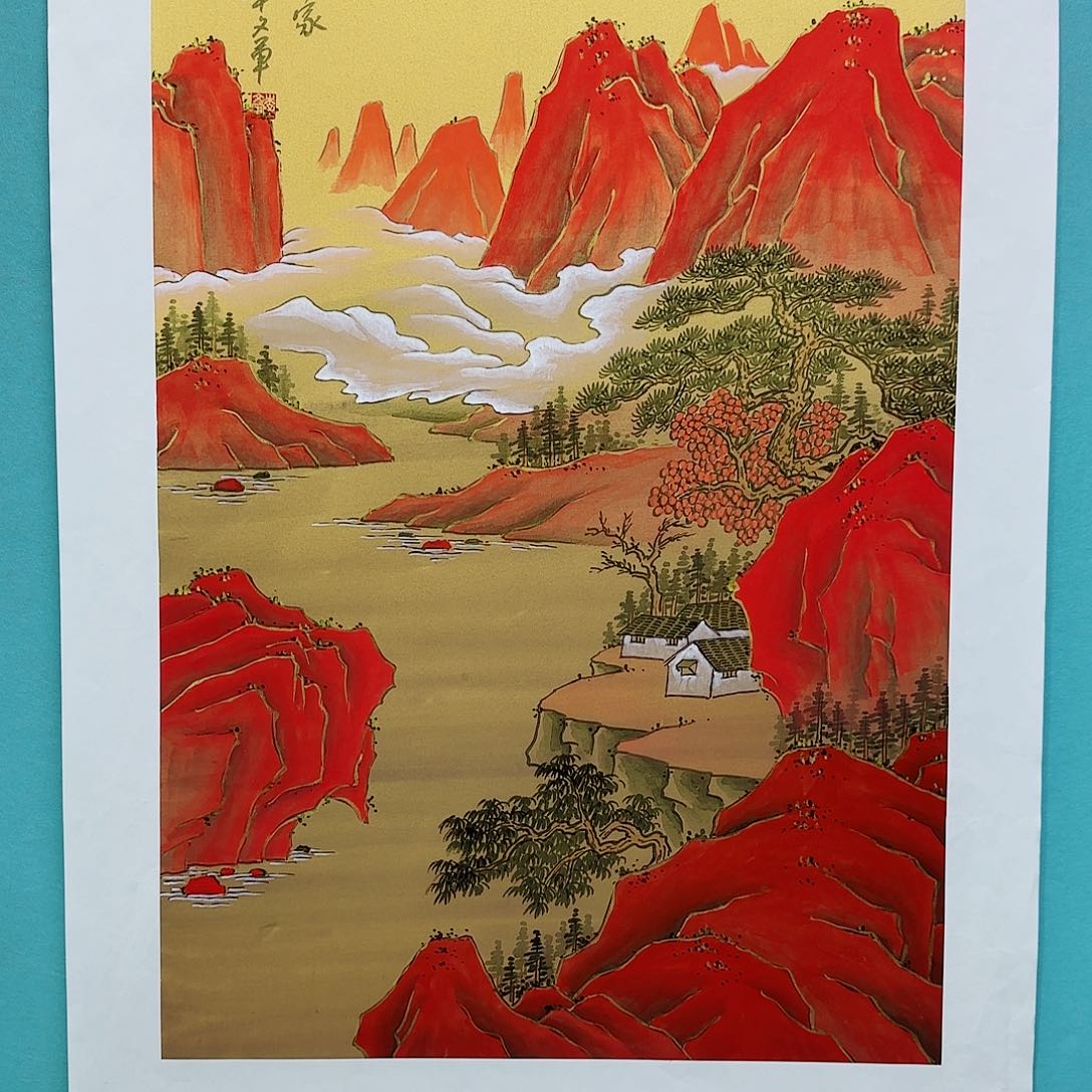 国画李文军教授作品