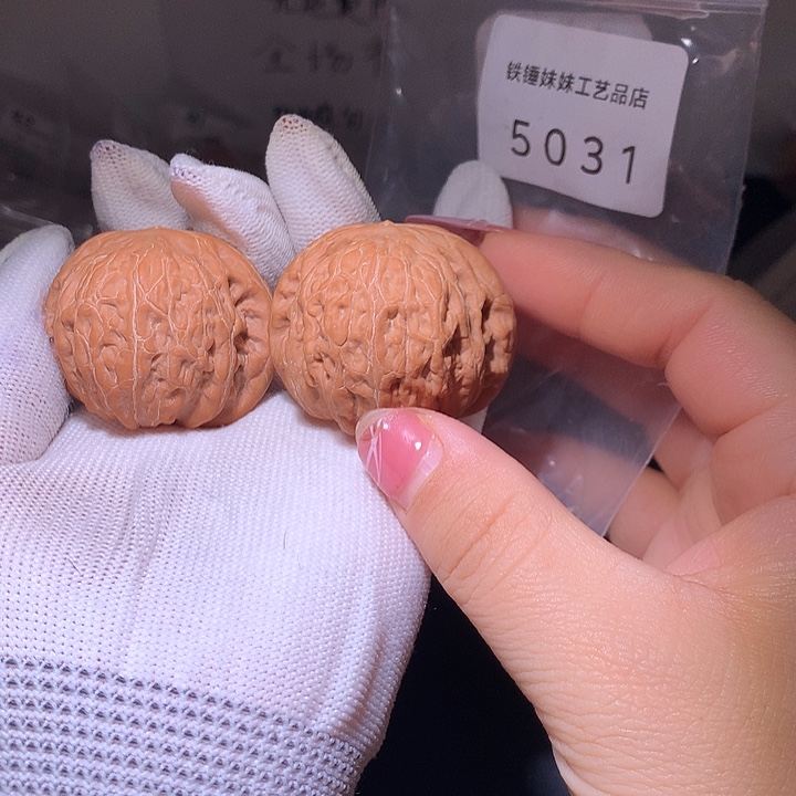 文玩核桃把件铁锤42➕