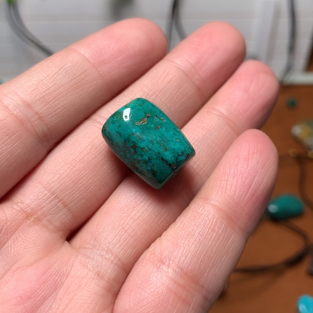 子***记绿松石未镶嵌珠宝奇石