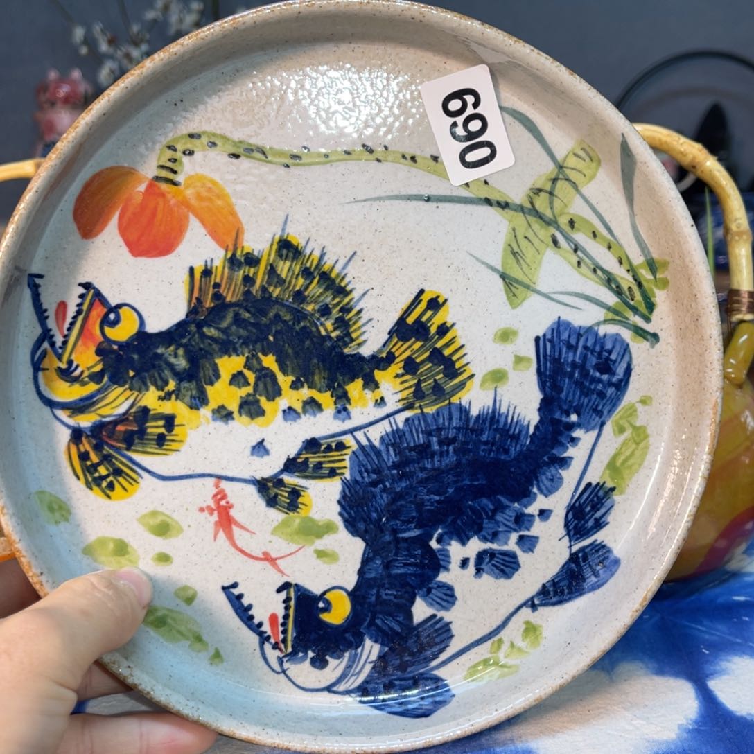 杯素浅陶瓷手工手绘