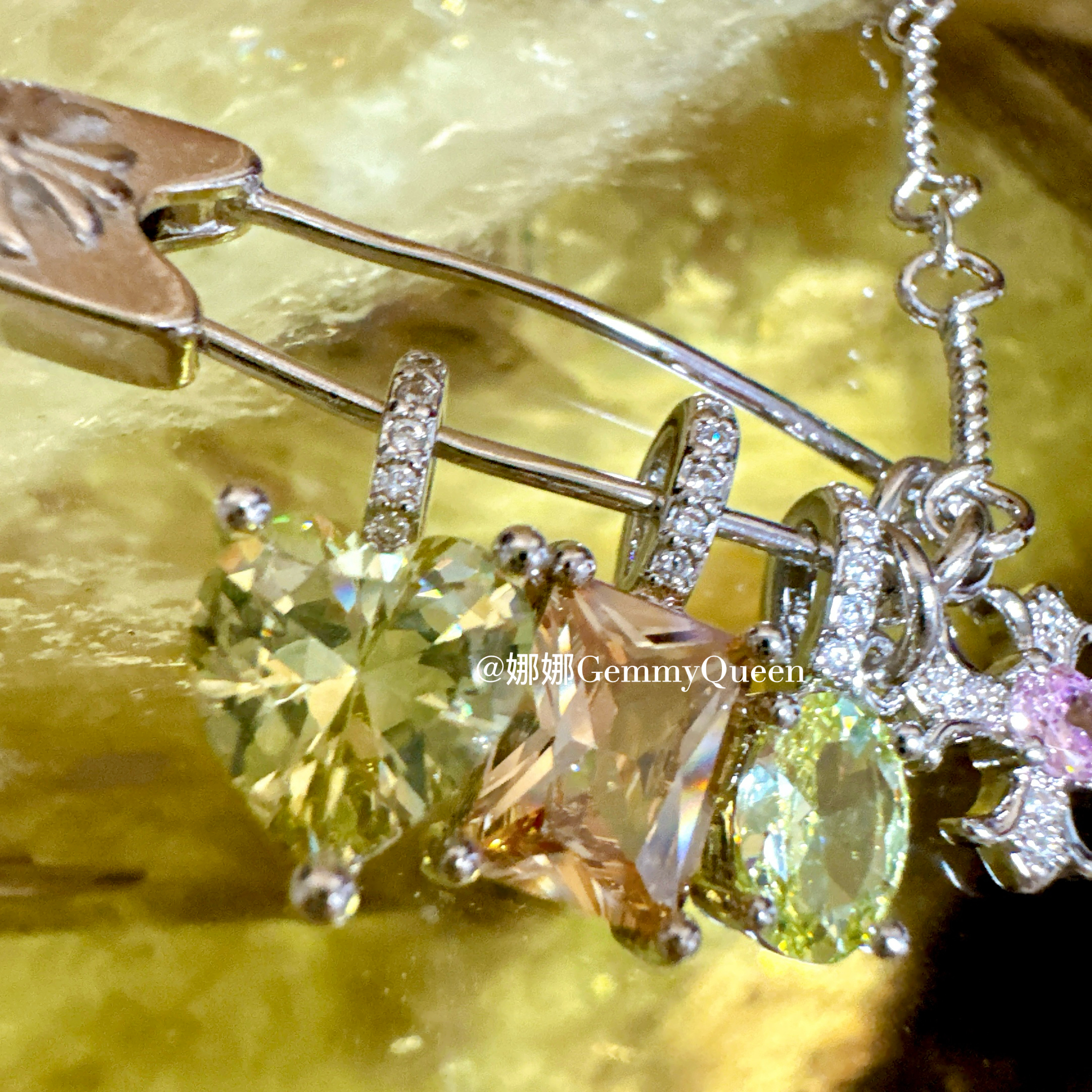 铜合金合成锆石项链 娜娜GemmyQueen项链GQ06437