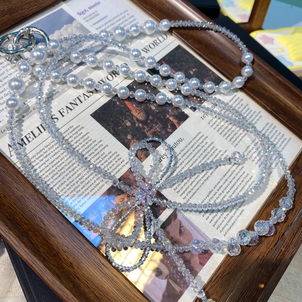 325白色斜跨原创手机链