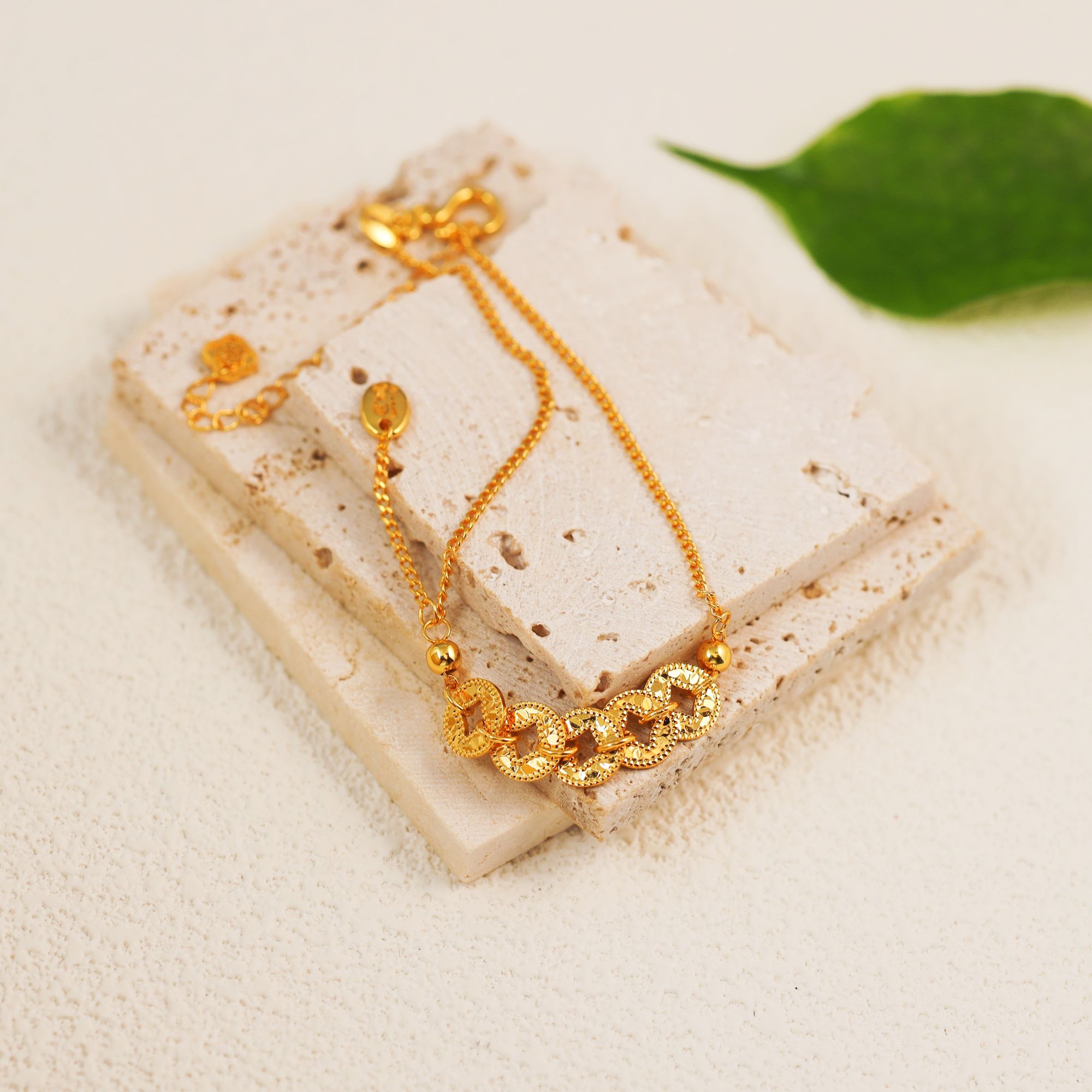      碎冰冰五福经典手链-10393