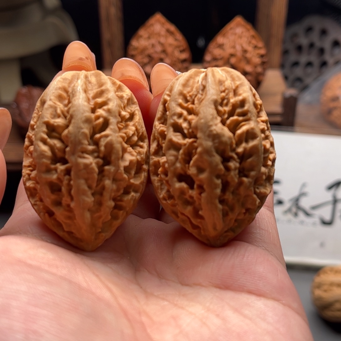 文玩核桃把件关东木子家楸大胖73