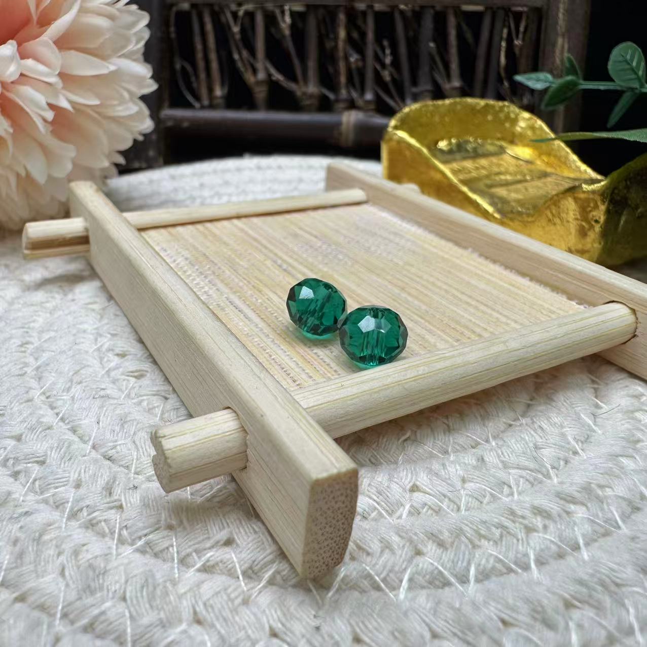 【浩然推荐】J96LZ389 绚烂夺目 金绿豪奢珠赠摆件