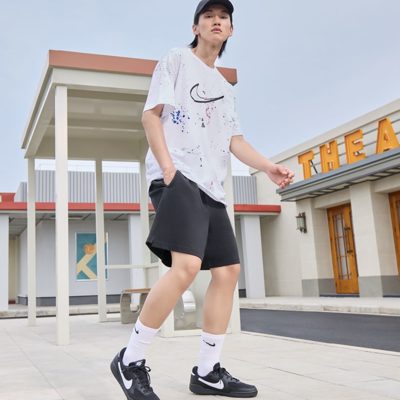 NIKE/耐克【流光机能风】男子经典针织运动休闲短裤FQ4361010