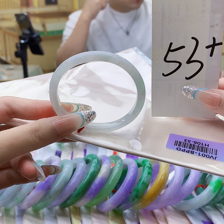 翡翠未镶嵌手镯nn