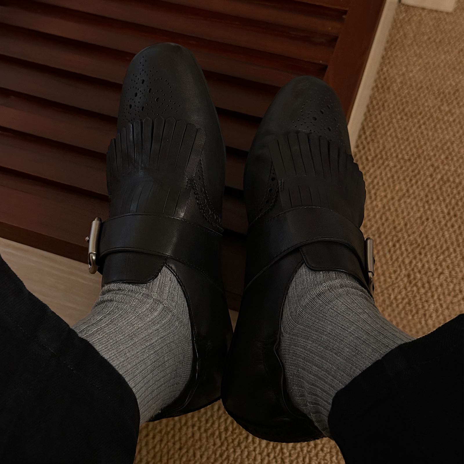 XIYE&W【流苏孟克手工鞋】女鞋