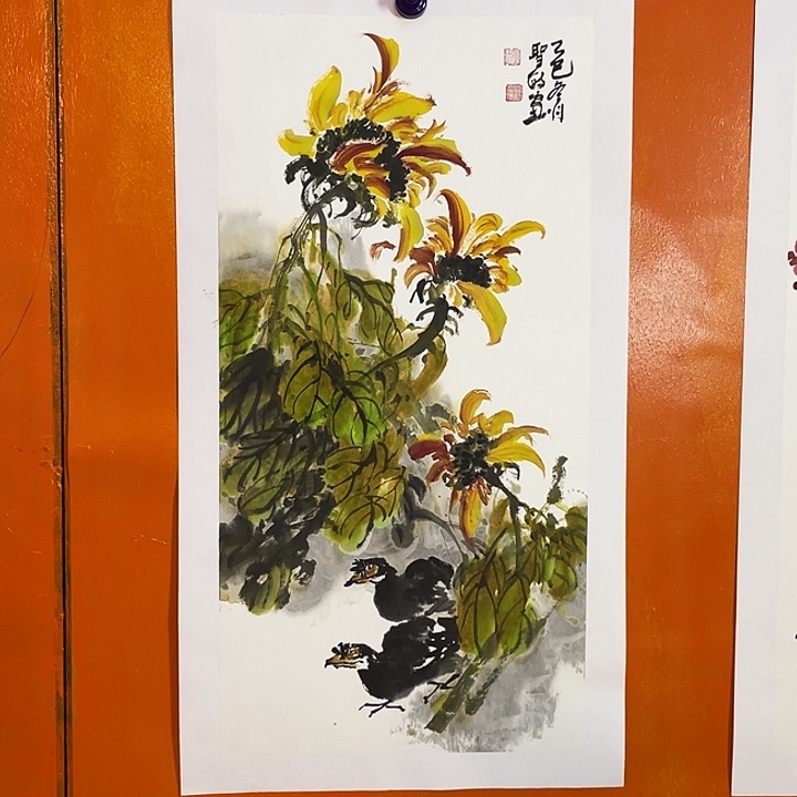 国画张圣敏先生纯手绘作品