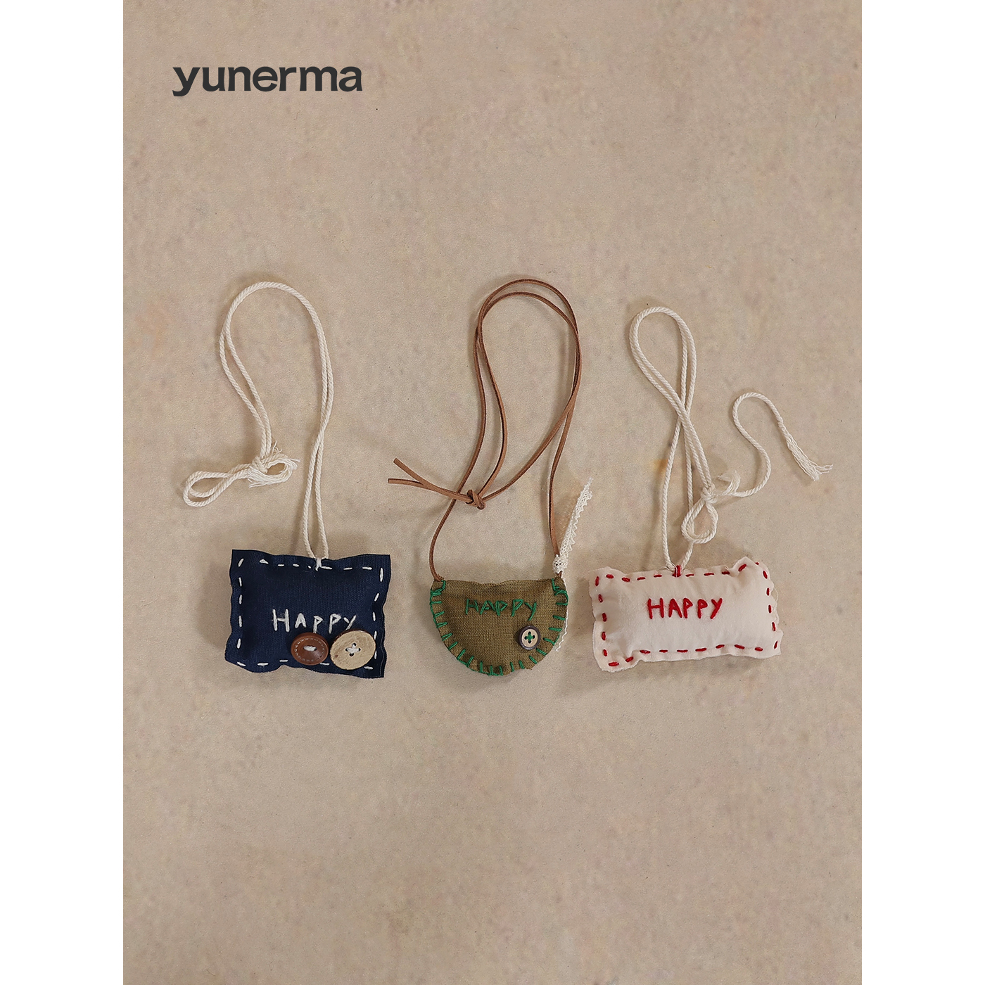 【韩系手工布艺项链】儿童挂饰