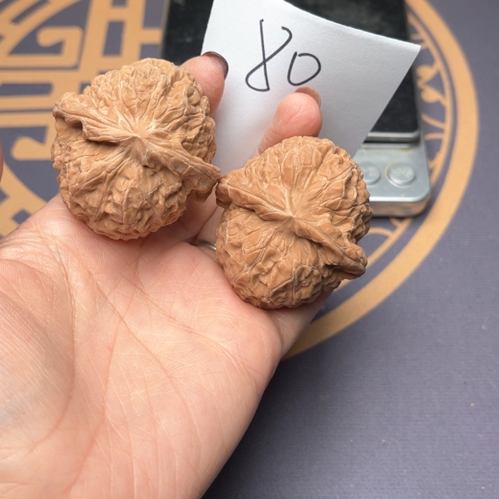 文玩核桃把件43南瓜墩