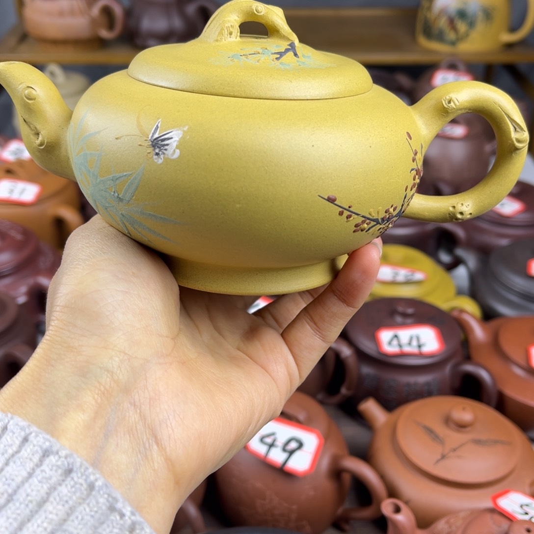 紫砂茶壶宜兴紫砂壶微瑕盖划痕