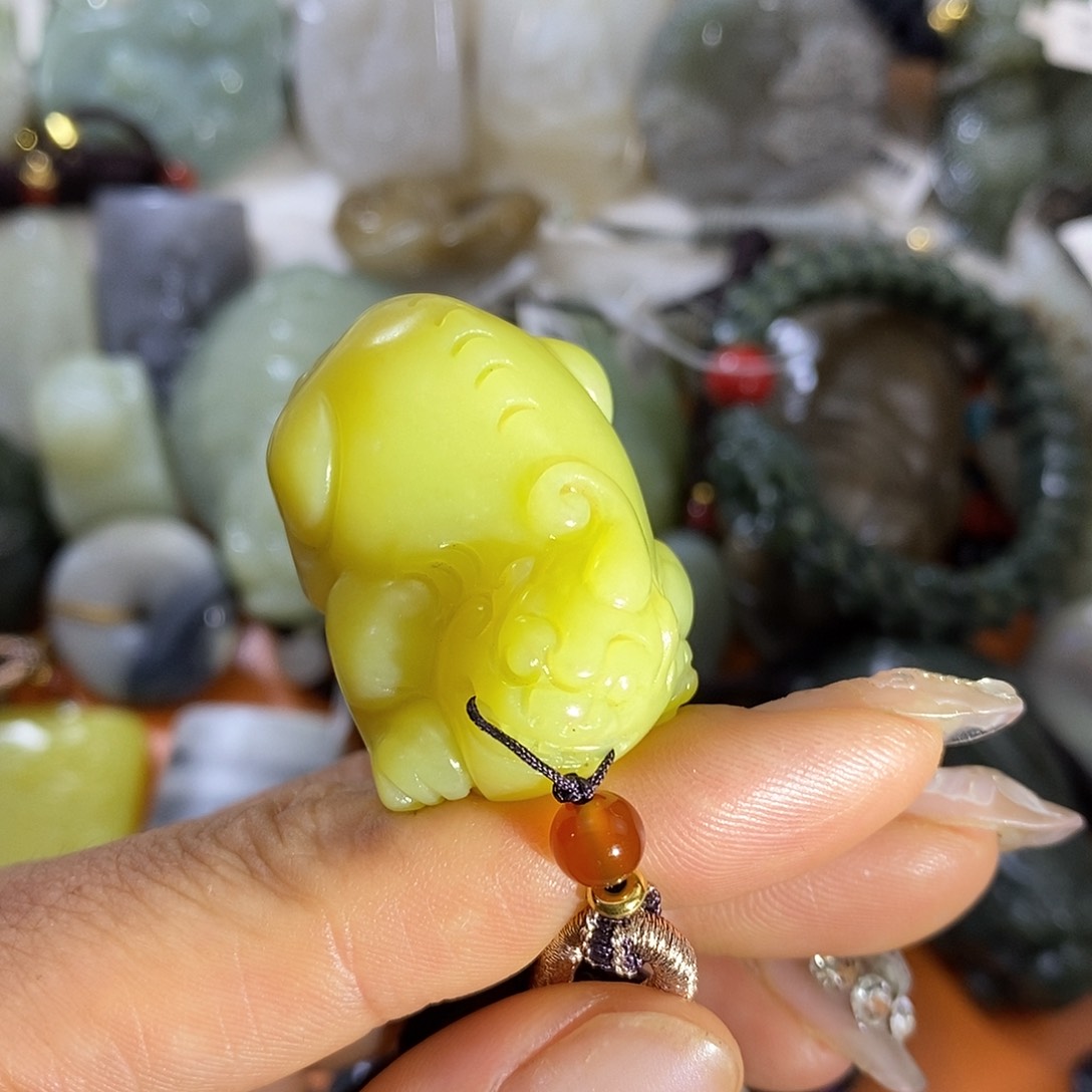 和田玉未镶嵌笔搁