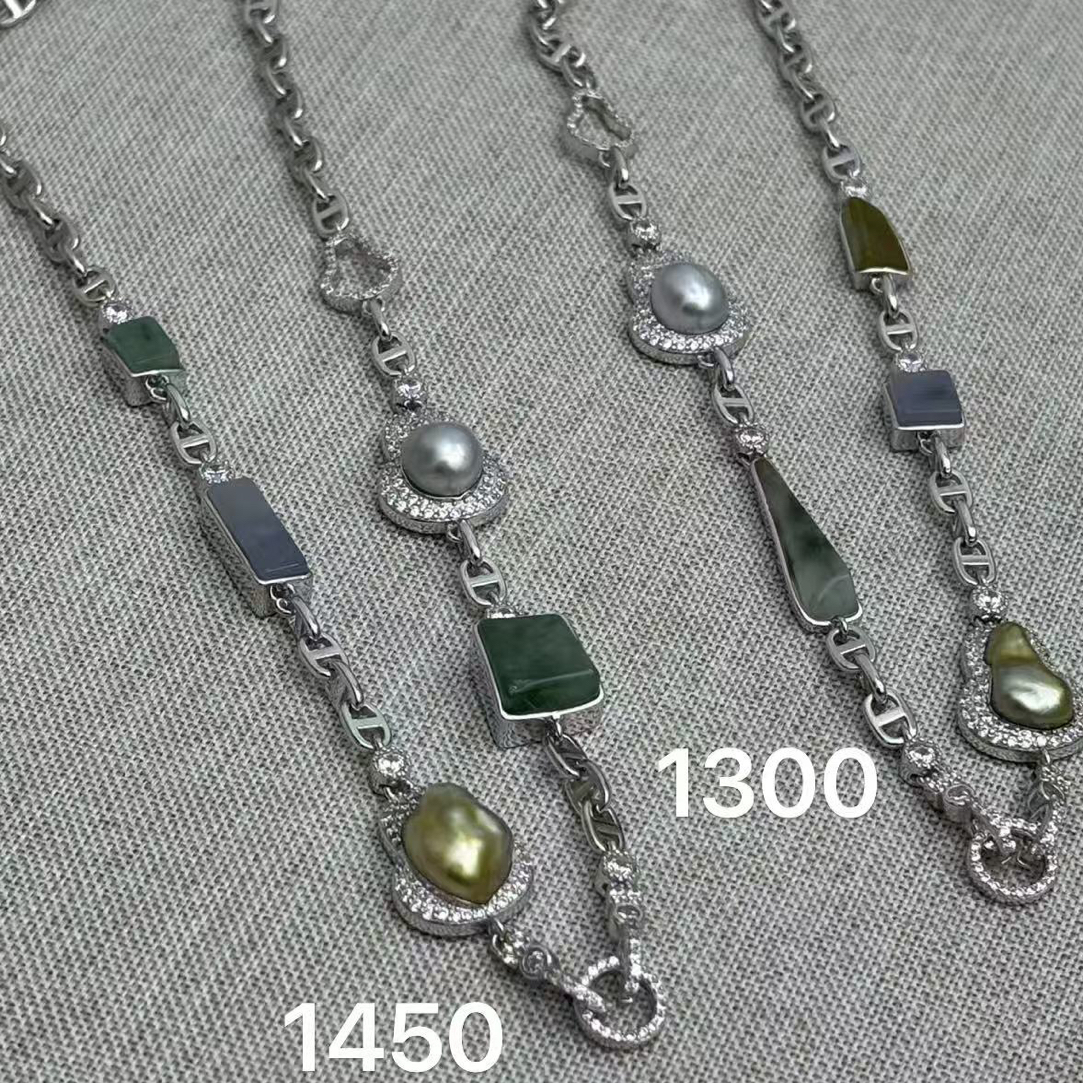 海水珍珠keshi万能链多样性发货