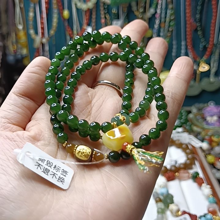 和田玉手链未镶嵌