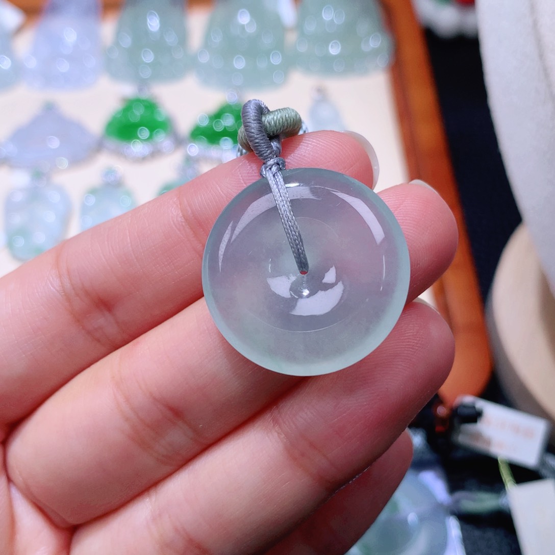 颈饰未镶嵌翡翠扣子25.4*5.2