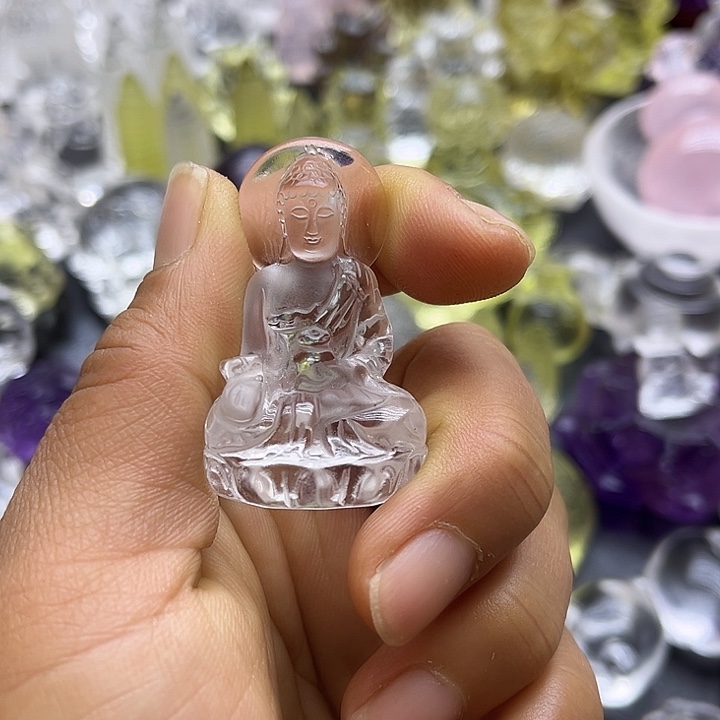 水晶摆件未镶嵌吊坠