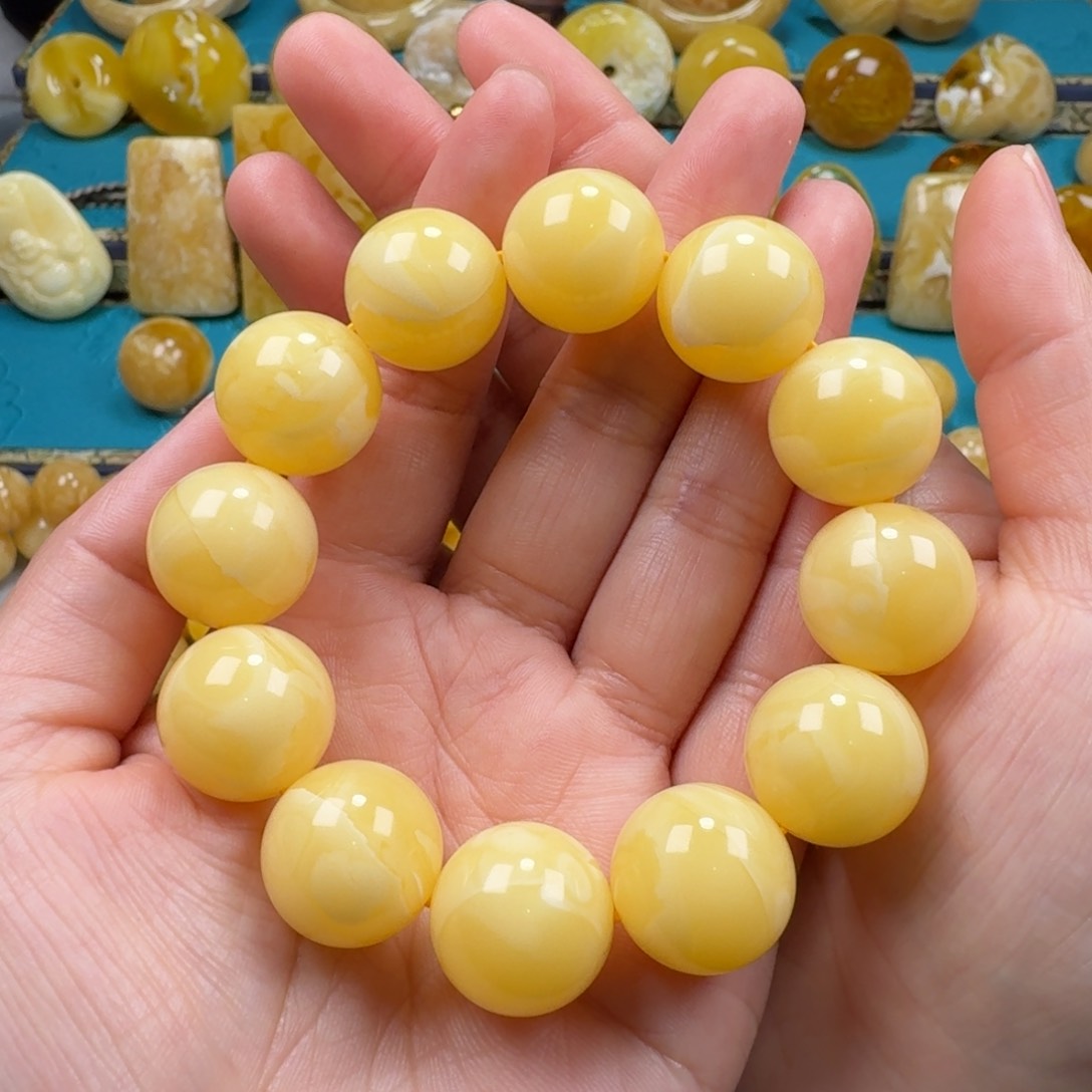 蜜蜡手链未镶嵌蜜蜡