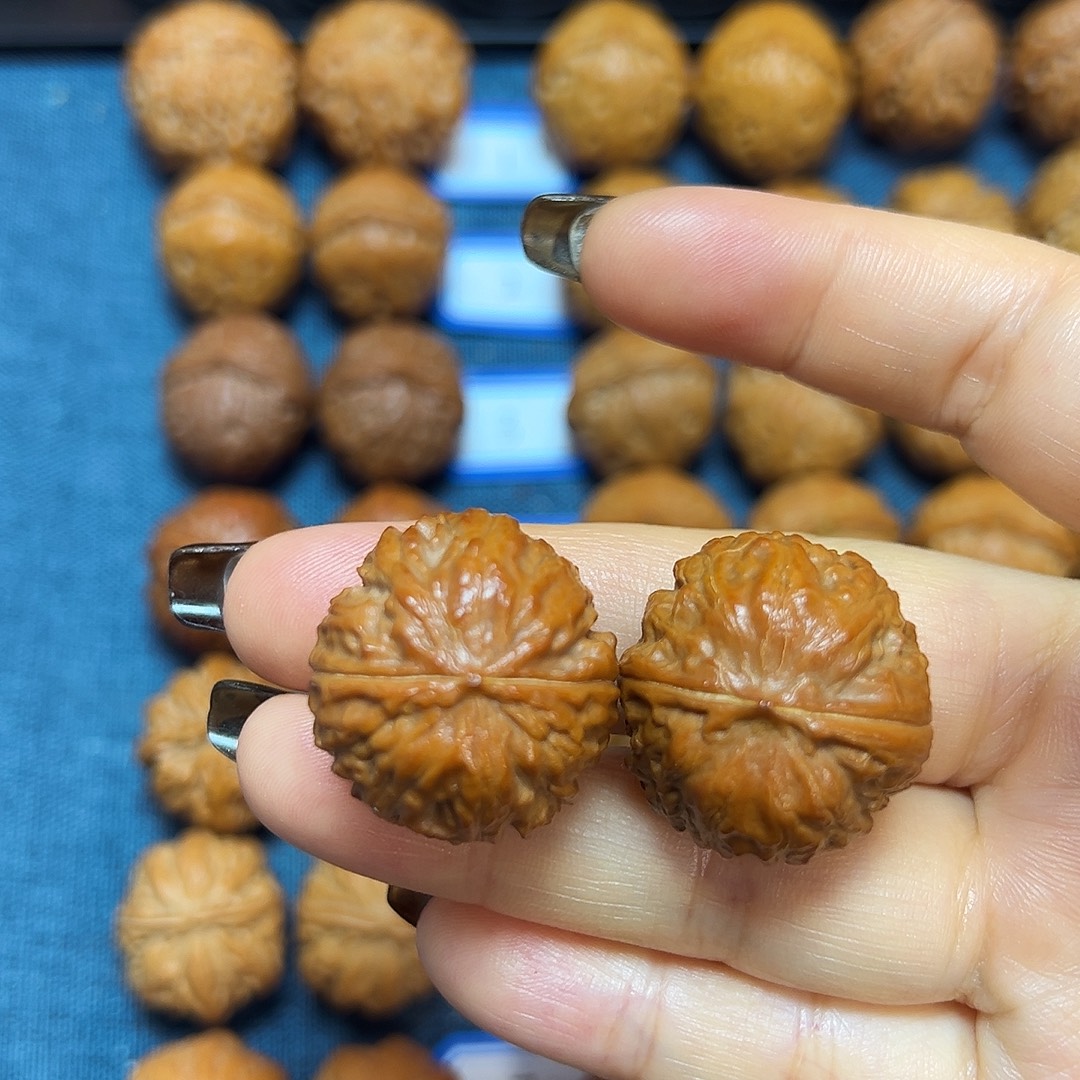 文玩核桃吊坠矮桩焖尖磨盘27尺全品无修