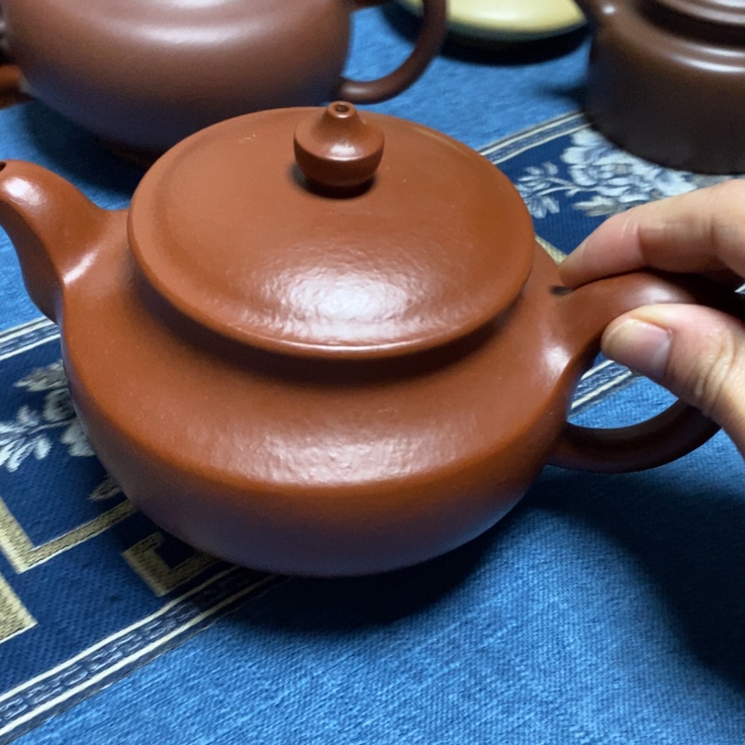 明***少茶壶紫砂470cc.         