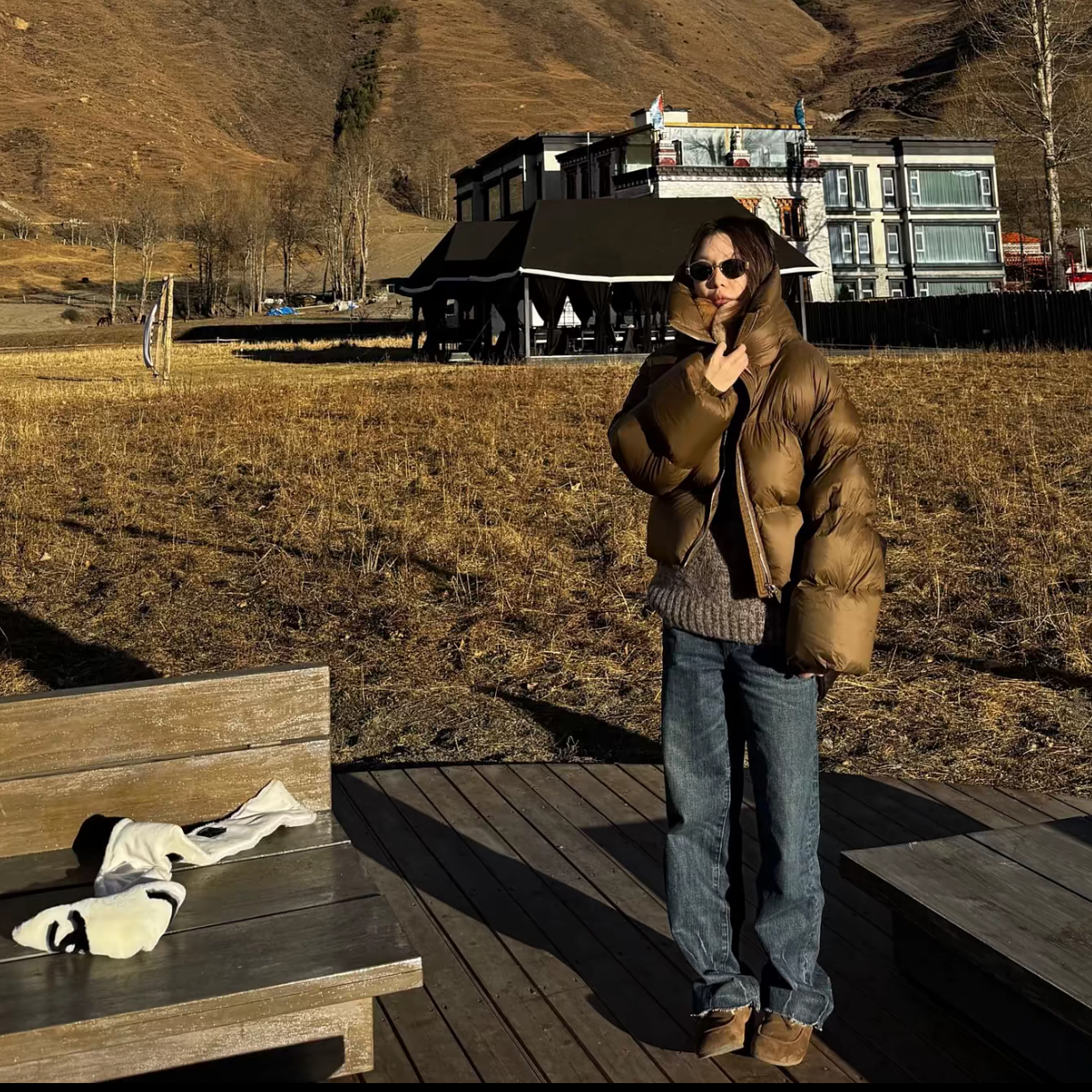 MOSSE ROOM「诺亚雪松」小众国标白鸭绒ro设计款加厚羽绒服