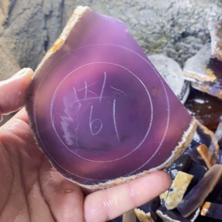 达***媒定制玛瑙61手镯不退不换