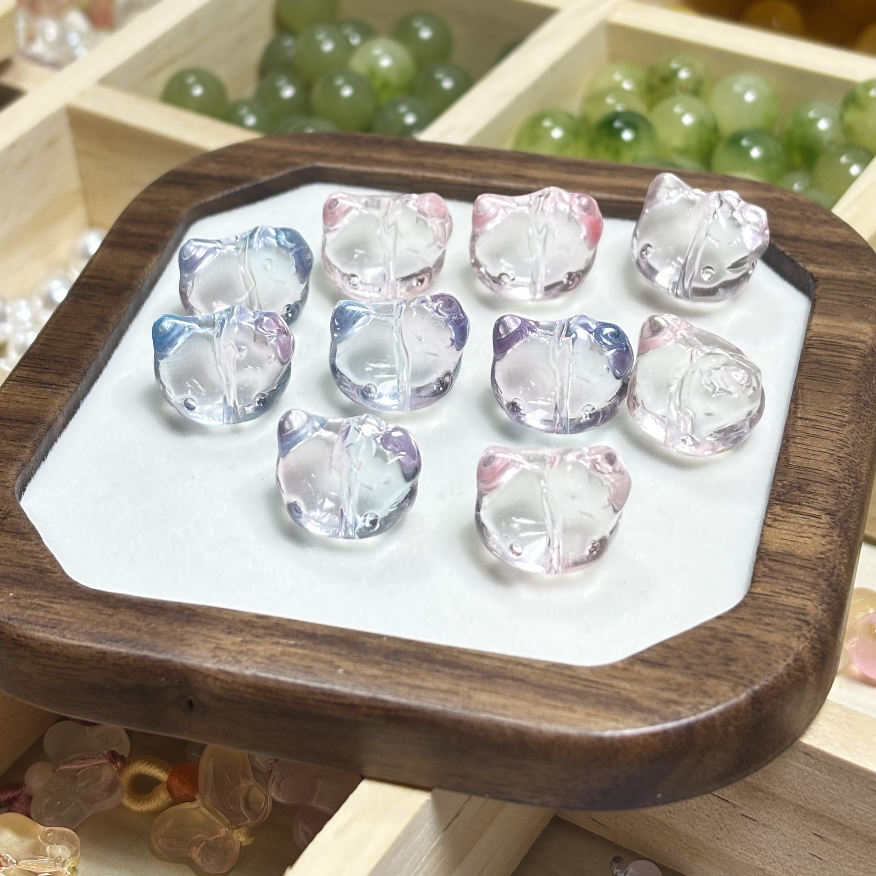 天然玉石DIY饰品吊坠配件多样随机发货