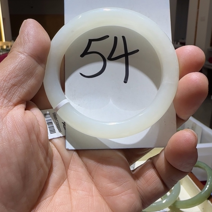 和田玉未镶嵌手镯837