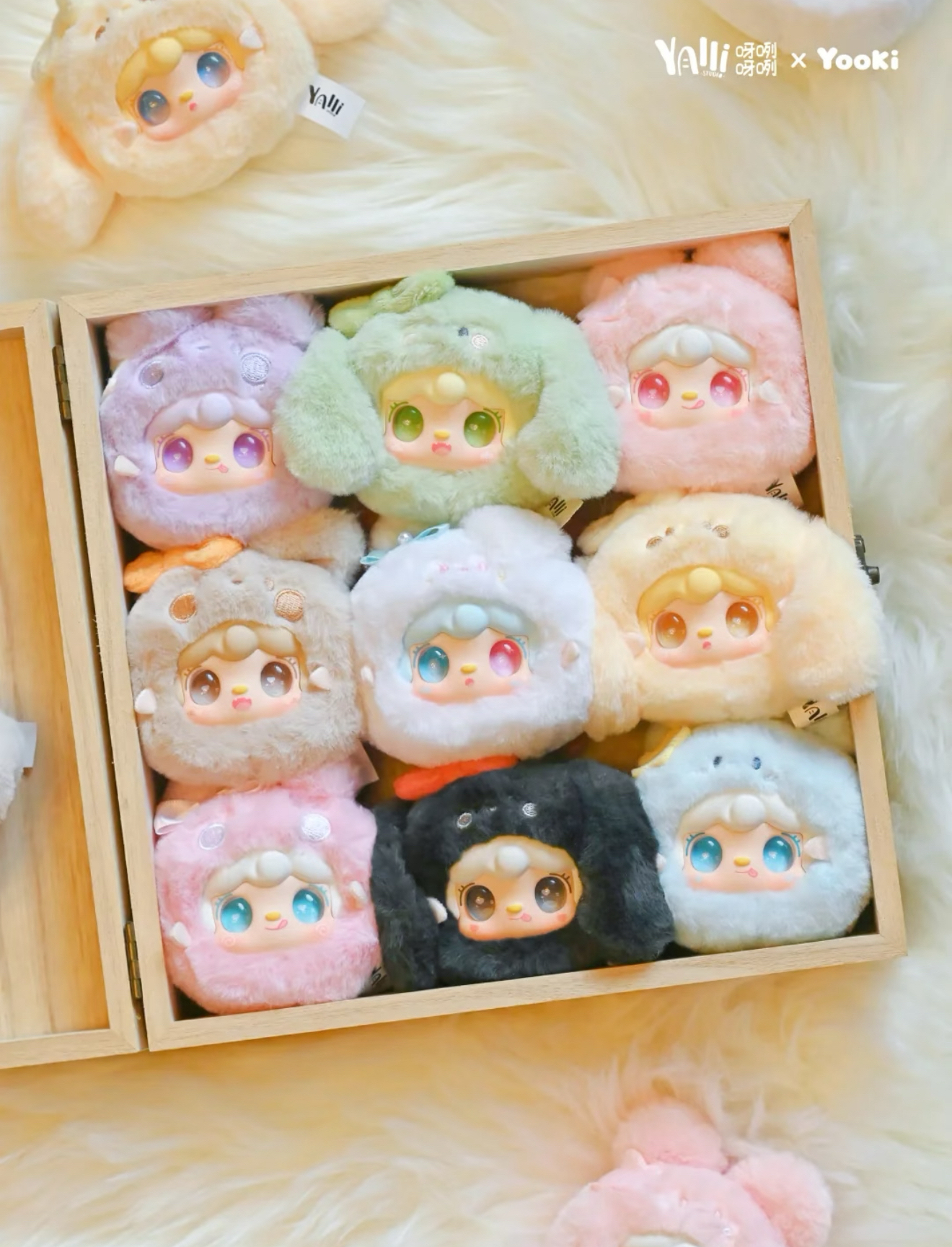 C32正品yooki（默认代拆）萌一萌小兔DIY包挂