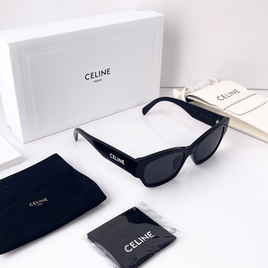 未使用 Celine/思琳 【九筒奢品】 黑色板材墨镜太阳镜/4792