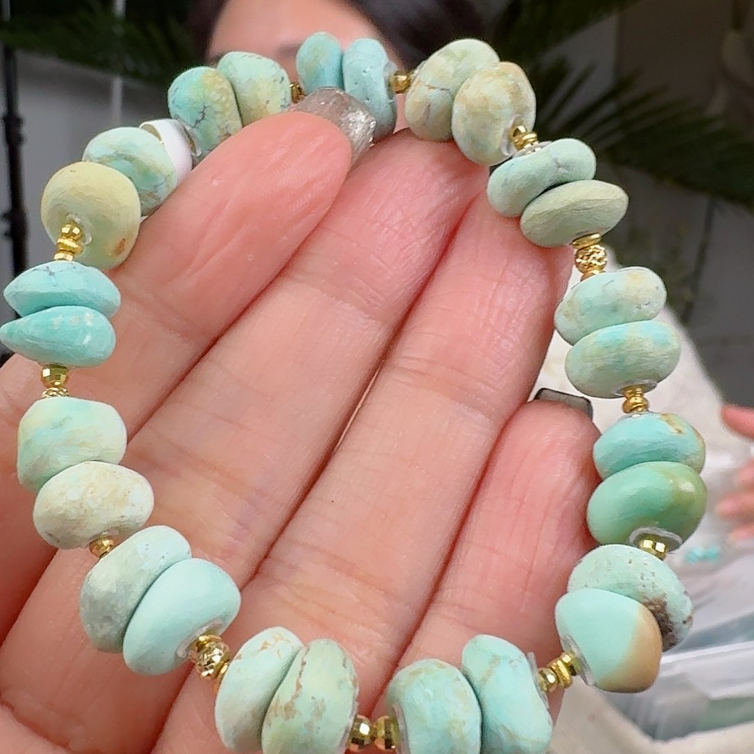 绿松石珠宝奇石未镶嵌