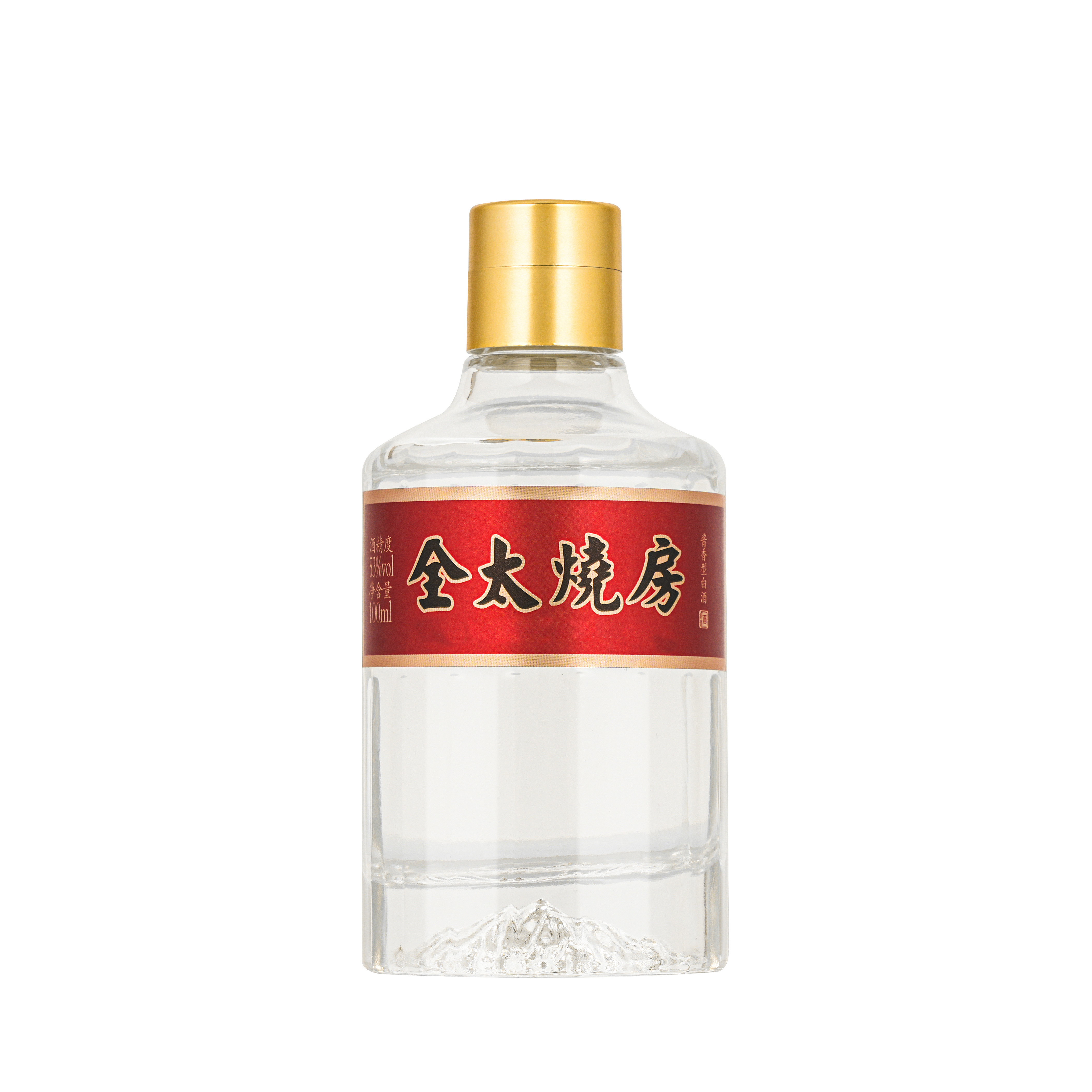 全太烧房藏锋酱香型白酒52度100ml一瓶