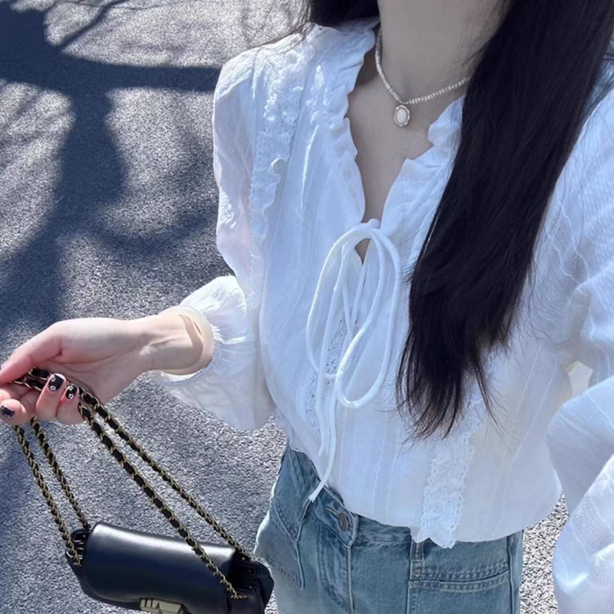 （301-400）气质设计感百搭衬衫小众上衣