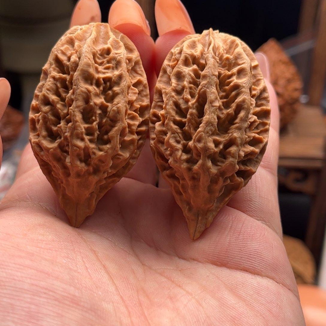 文玩核桃把件关东木子家楸大胖120