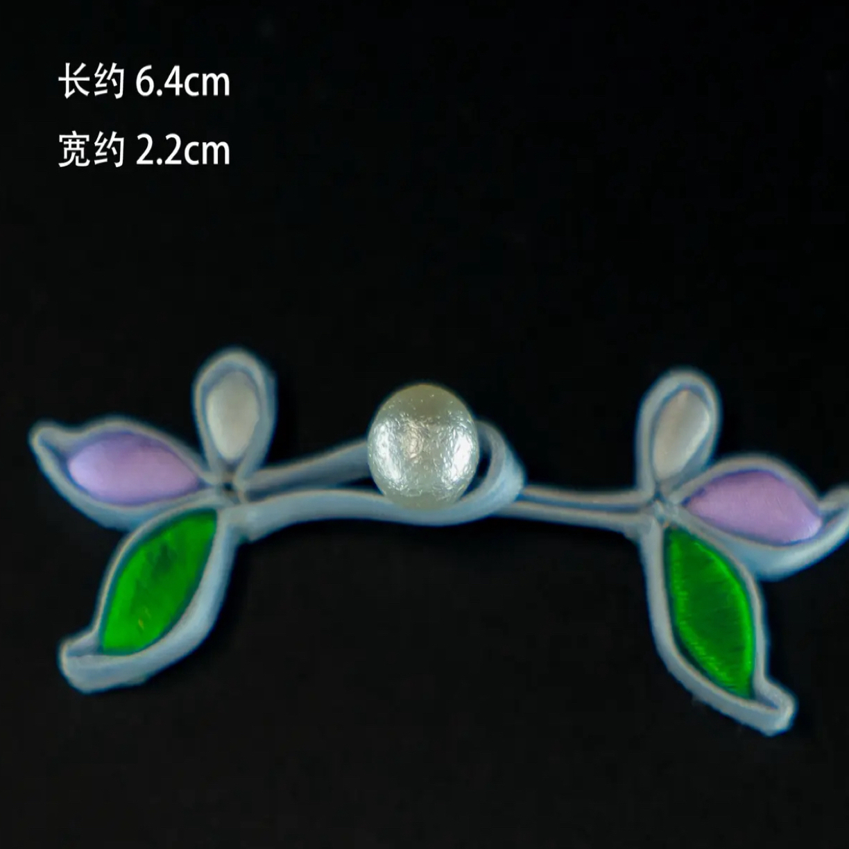 非金属布艺胸针 非金属布艺盘扣 非遗手工新中式盘扣