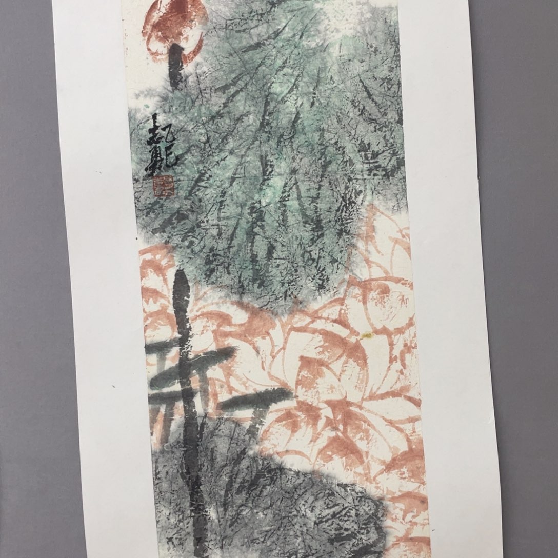 国画艺术家真人手绘