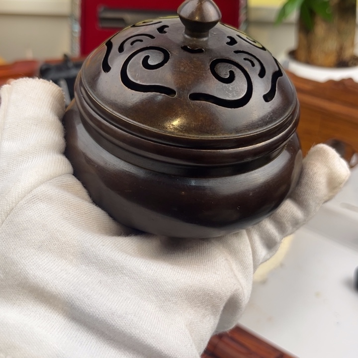 香榧木Hongtong 香炉