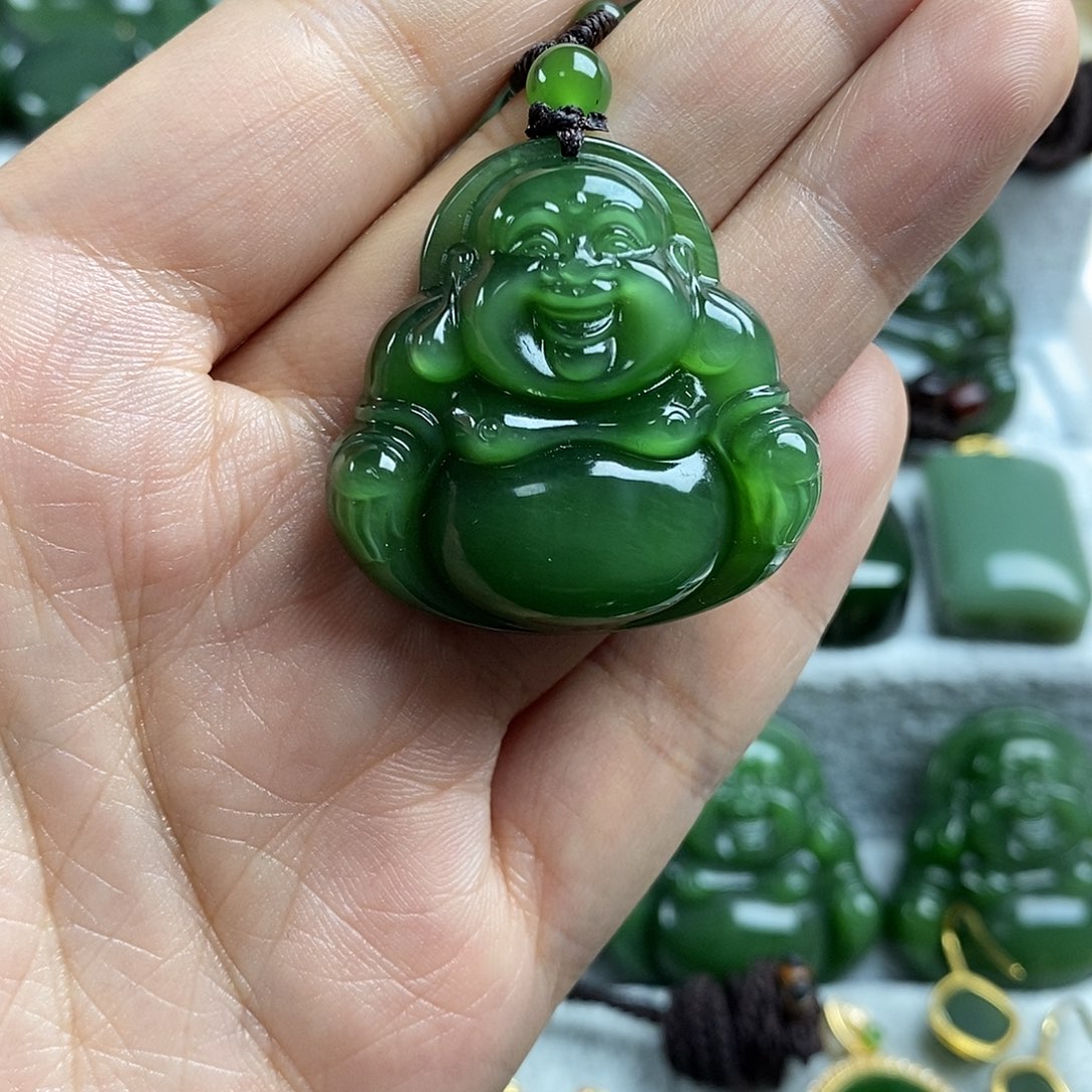 和田玉（碧玉）未镶嵌颈饰