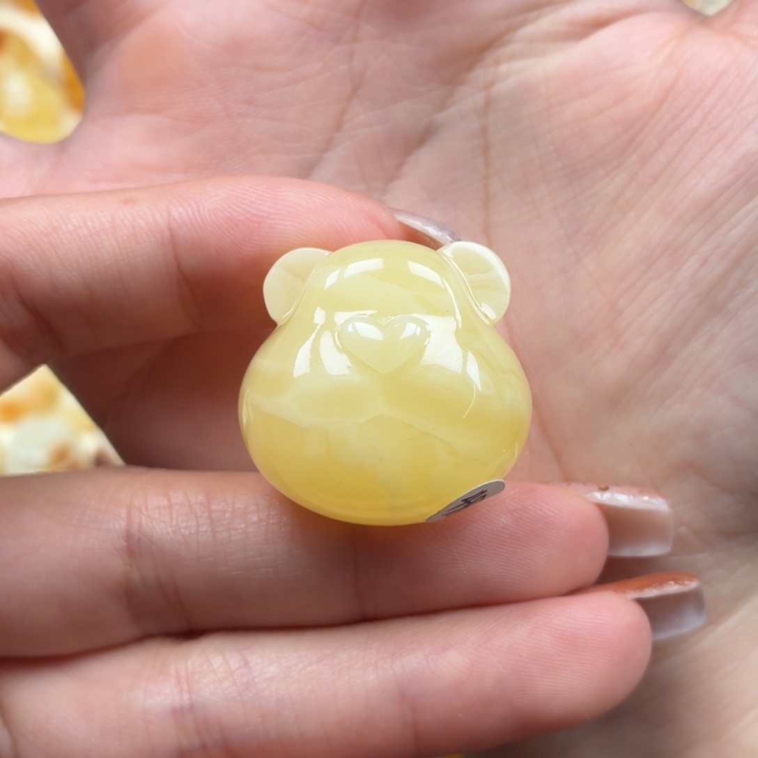 琥珀未镶嵌裸石蜜蜡