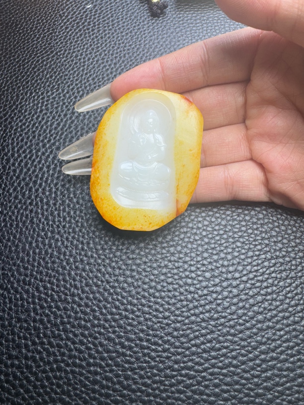 新疆和田玉阿弥陀佛吊坠