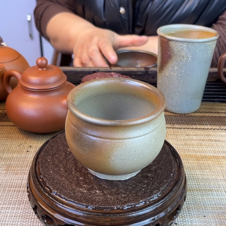 紫砂茶壶段泥柴烧160cc